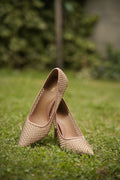 Slingback Mila con borchie e tacco 10 cm