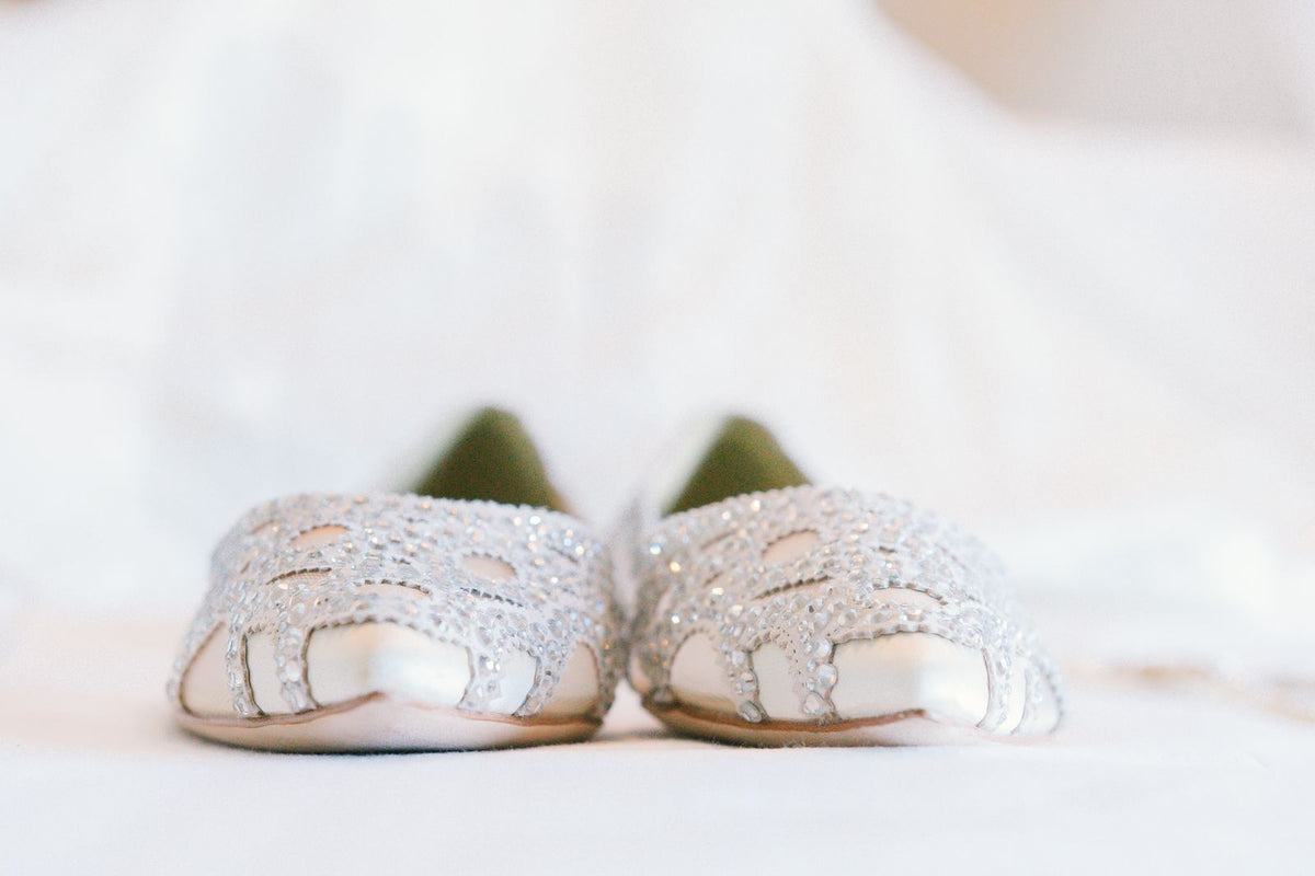 Ballerina Perla argento con mini tacco